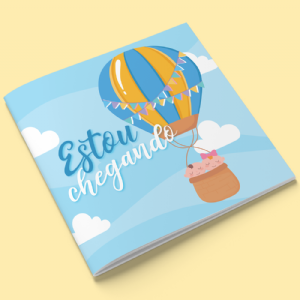 �lbum de Figurinhas Tema Ch� de Beb� - Estou Chegando