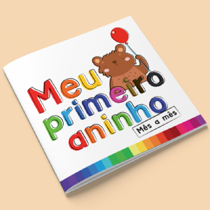 �lbum de Figurinhas Meu Primeiro Aninho - M�s a M�s do Beb�