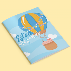 �lbum de Figurinhas Tema Ch� de Beb� - Estou Chegando