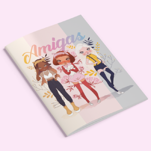 �lbum de Figurinhas Tema Amizade - Melhores Amigas