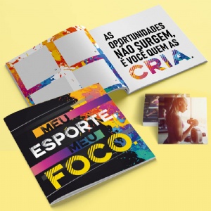 �lbum de Figurinhas Tema Esporte - Meu Esporte, Meu Foco